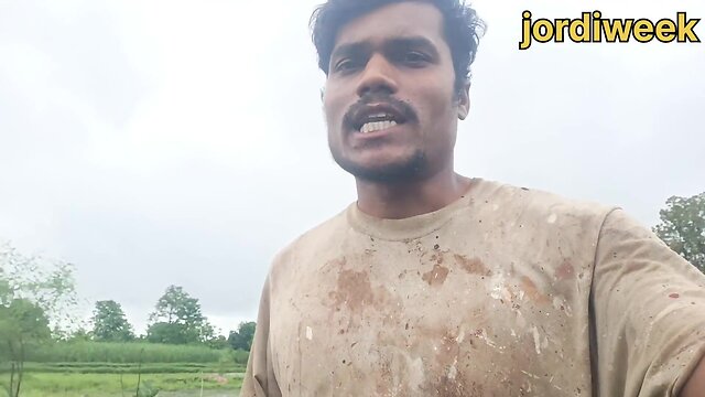 Jordiweek big cock jerking farmlife outdoors