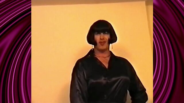 Amateur crossdresser coming out: monique satin