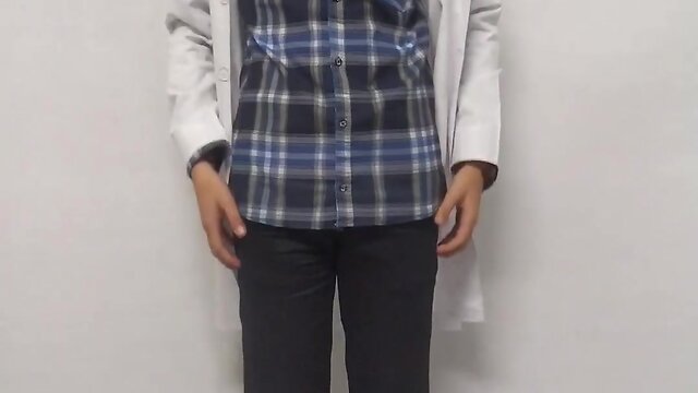 Exploring body image: iranian boy in doctors uniform