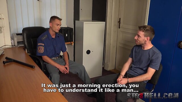 Security guard dominates and barebacks str8 hell