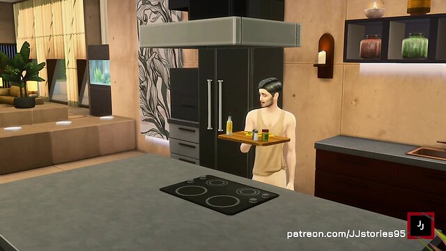 Stepsons vacation rendezvous with daddy in sims 4 - 3d