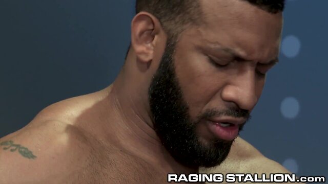 Interracial jocks go rough in anal encounter: hairy