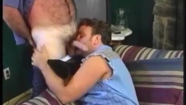 Cop bear fucks an ass