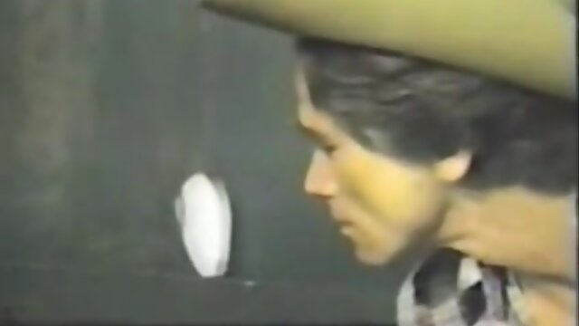 Vintage cowboy gloryhole sex