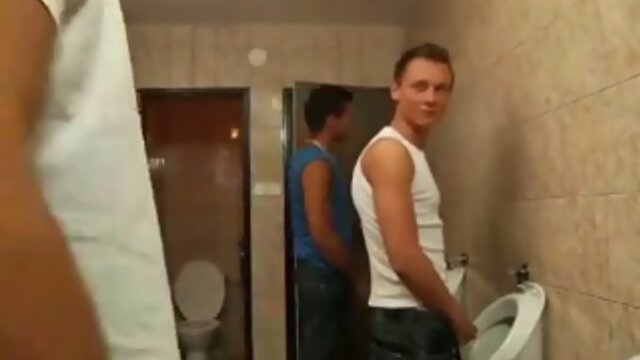Two Guys Fuck Boy in the Toilet VERY HOT